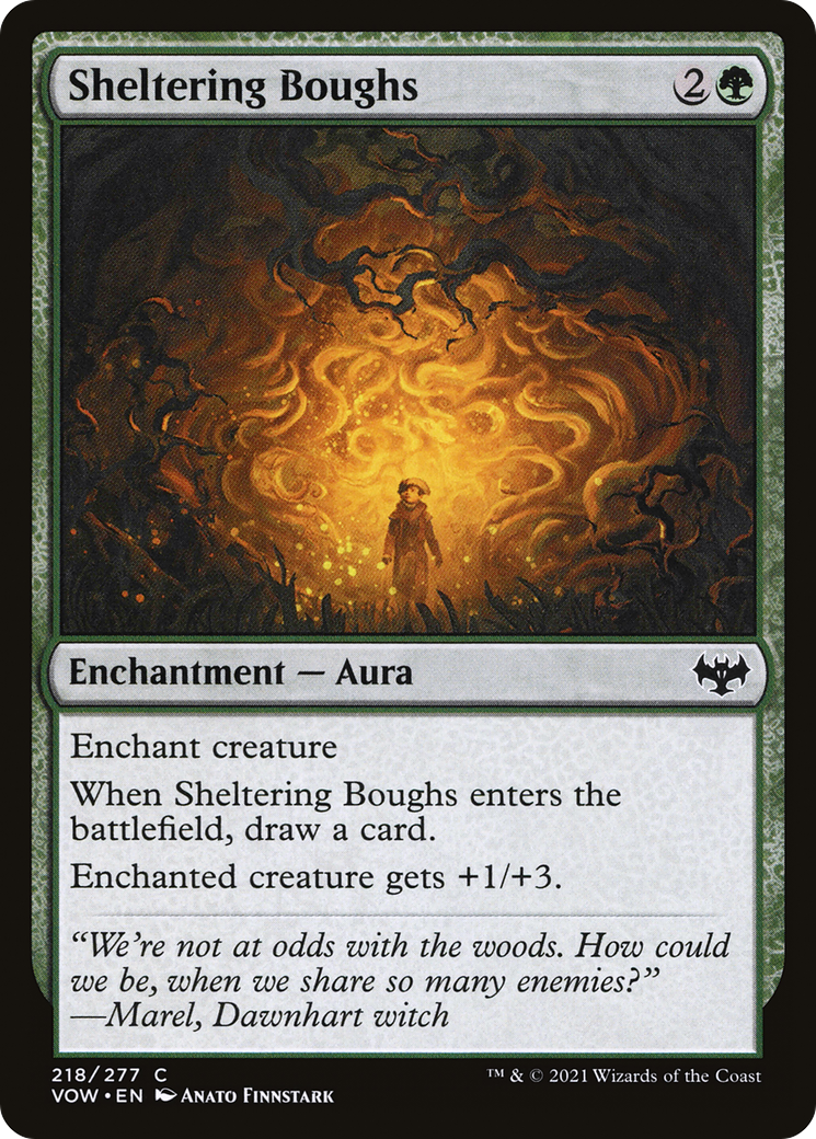 Sheltering Boughs (218) Foil - Innistrad: Crimson Vow