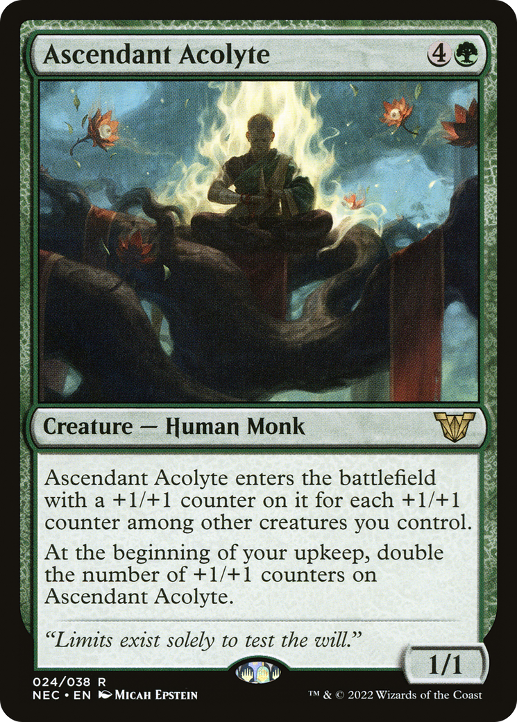 Ascendant Acolyte (024) - Neon Dynasty Commander