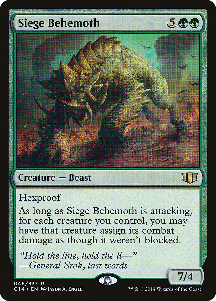 Siege Behemoth (046) - Commander 2014
