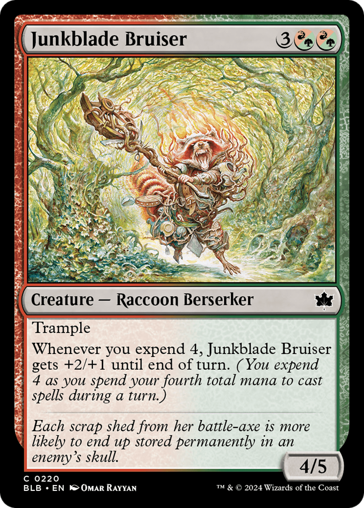 Junkblade Bruiser (220) Foil - Bloomburrow