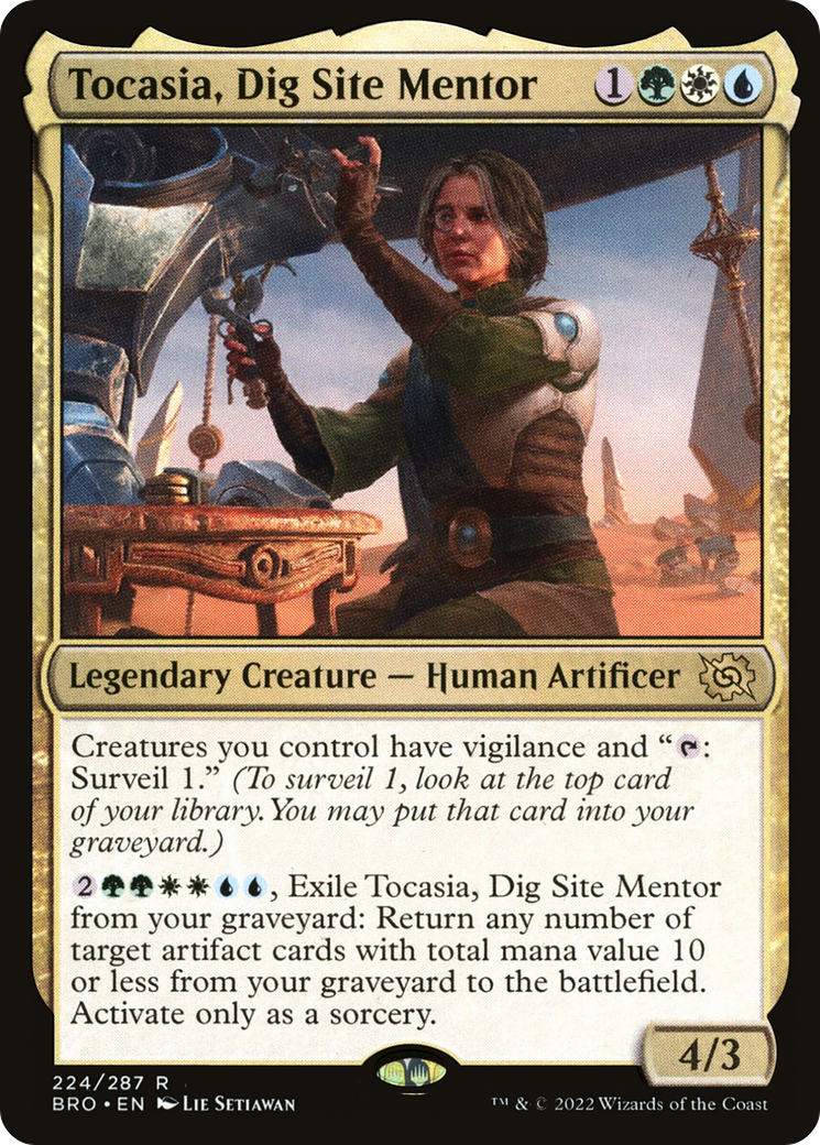 Tocasia, Dig Site Mentor (224) Foil - The Brothers' War