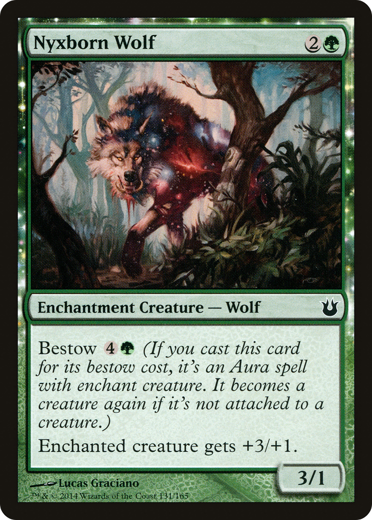 Nyxborn Wolf (131) Foil - Born of the Gods