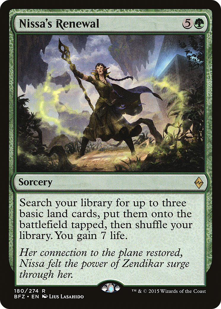 Nissa's Renewal (180) - Battle for Zendikar