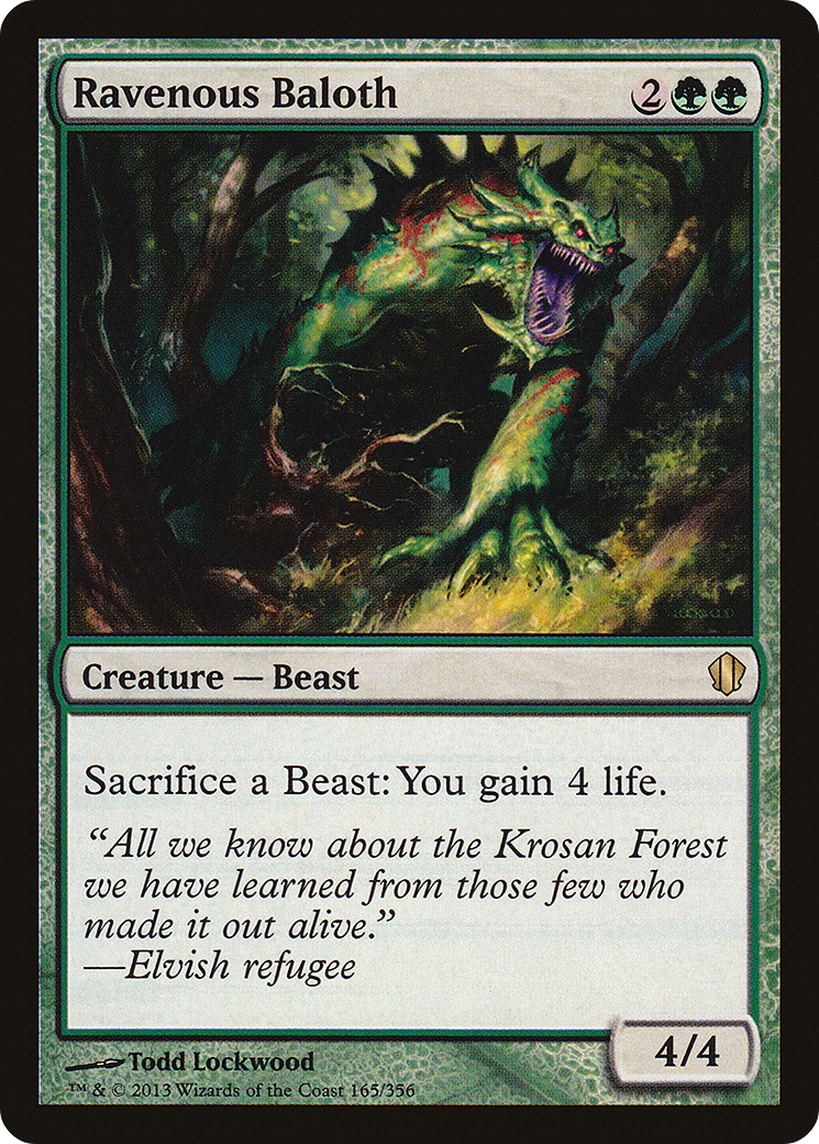 Ravenous Baloth (165) - Commander 2013