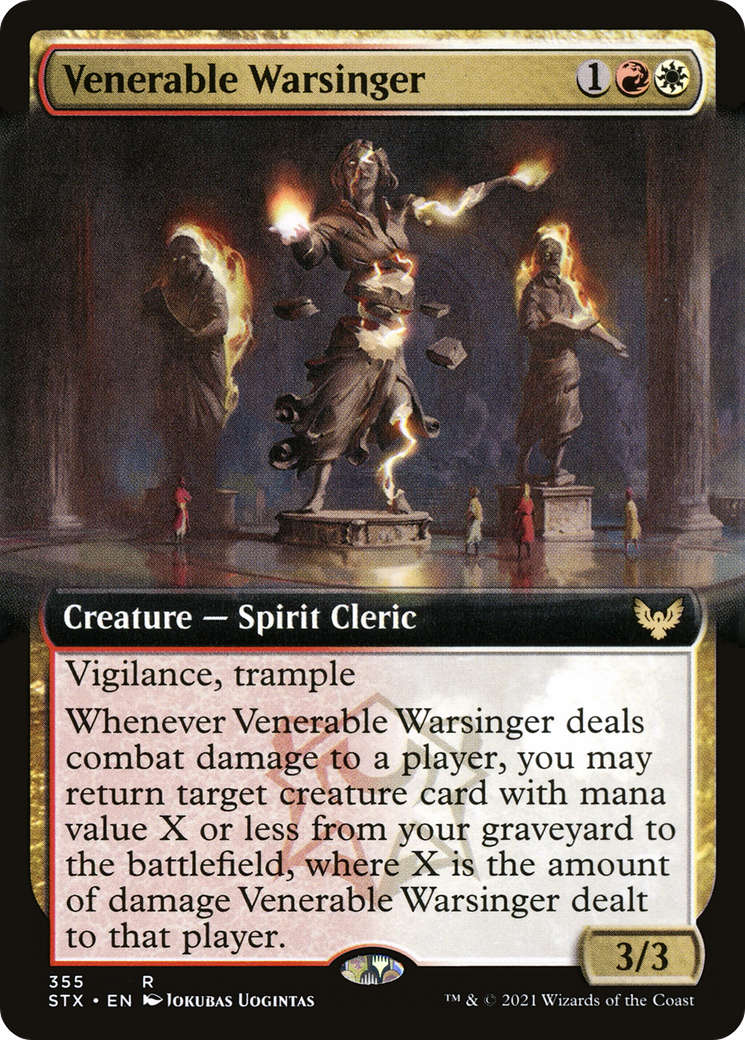 Venerable Warsinger (Extended Art) (355) - Strixhaven: School of Mages