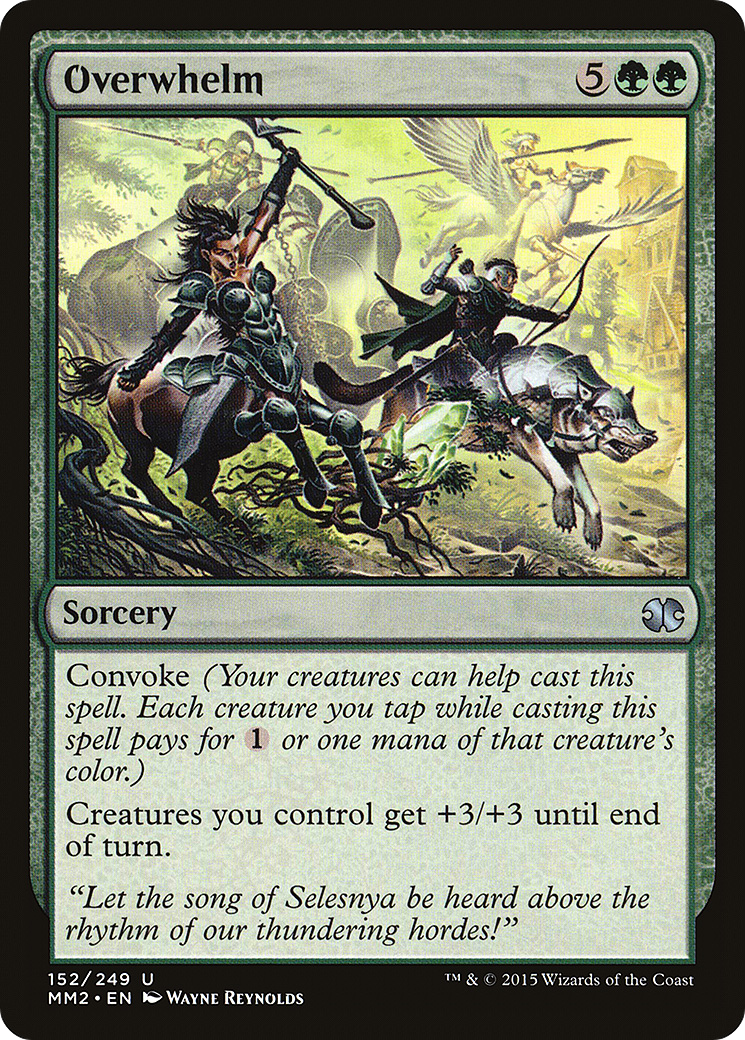 Overwhelm (152) Foil - Modern Masters 2015