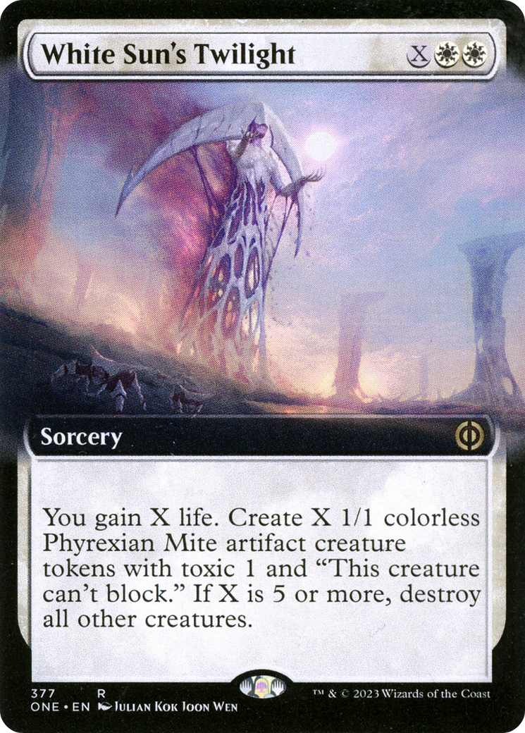 White Sun's Twilight (Extended Art) (377) Foil - Phyrexia: All Will Be One