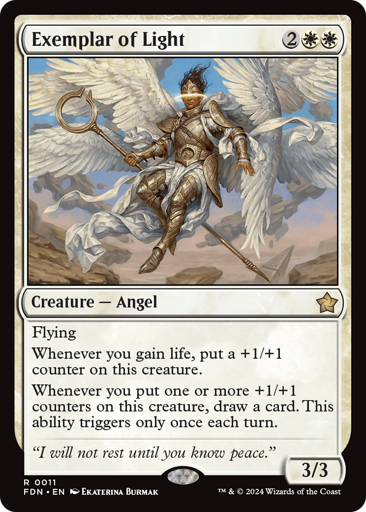 Exemplar of Light (011) Foil - Foundations