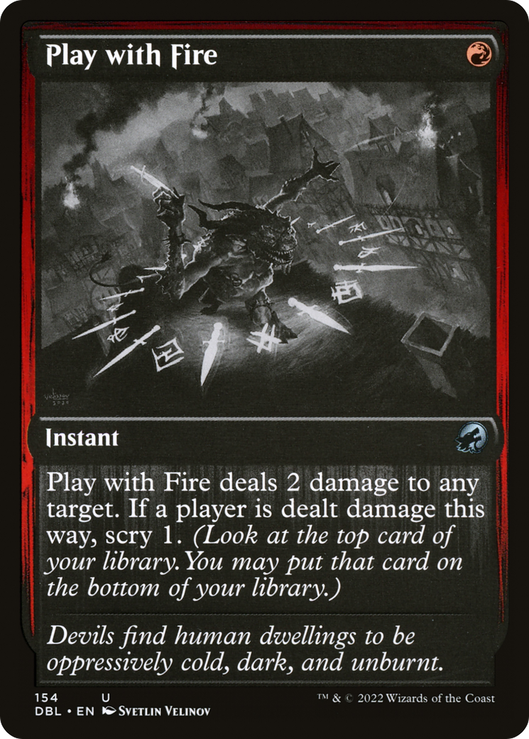 Play with Fire (154) Foil - Innistrad: Double Feature