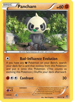 Pancham (59) (59) Reverse Holofoil - XY Furious Fists