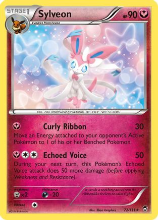 Sylveon (72) Reverse Holofoil - XY Furious Fists