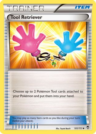 Tool Retriever (101) Reverse Holofoil - XY Furious Fists