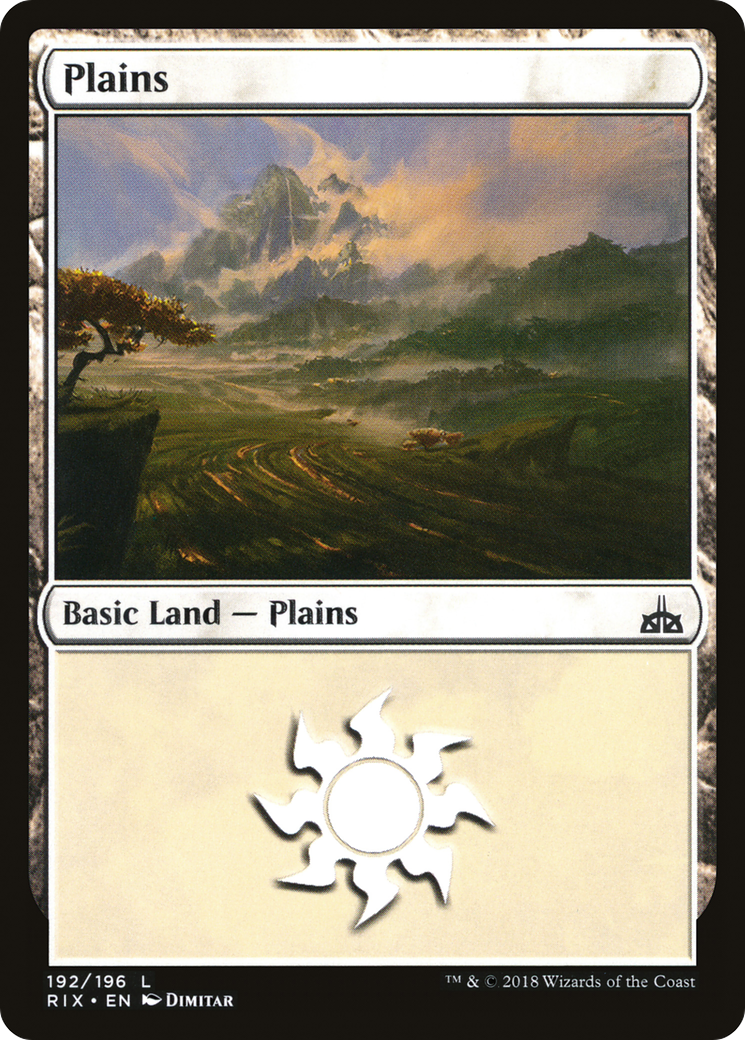 Plains (192) Foil - Rivals of Ixalan