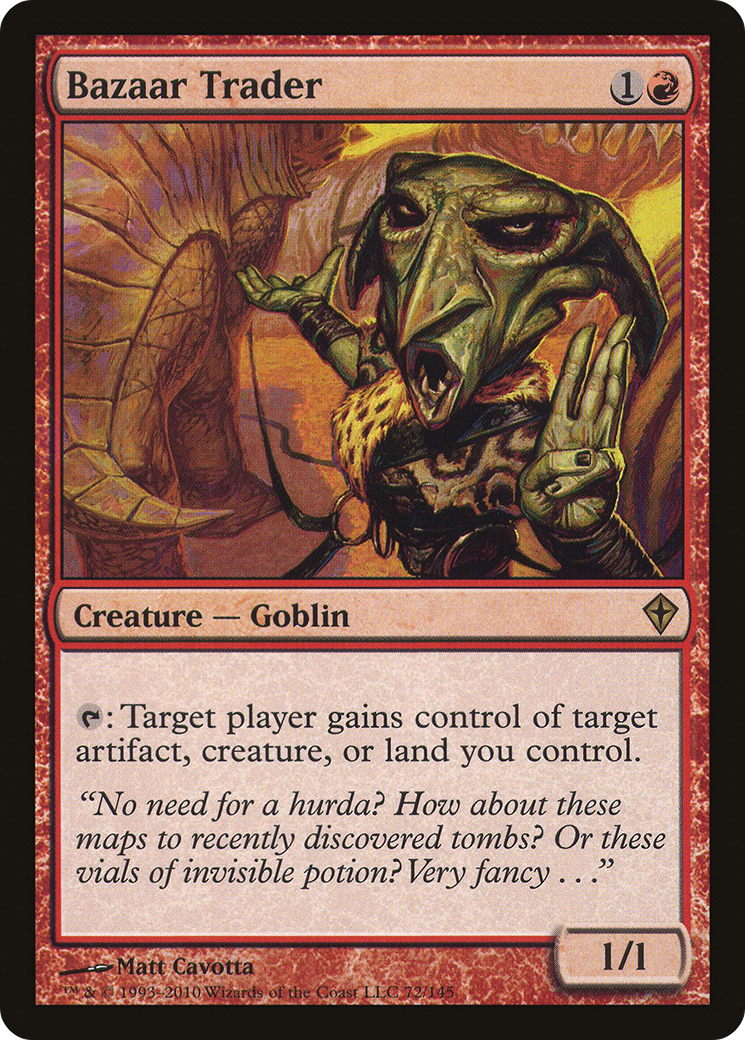 Bazaar Trader (072) Foil - Worldwake