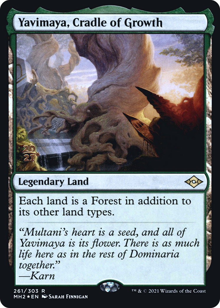 Yavimaya, Cradle of Growth (261) Foil - Modern Horizons 2 Promos