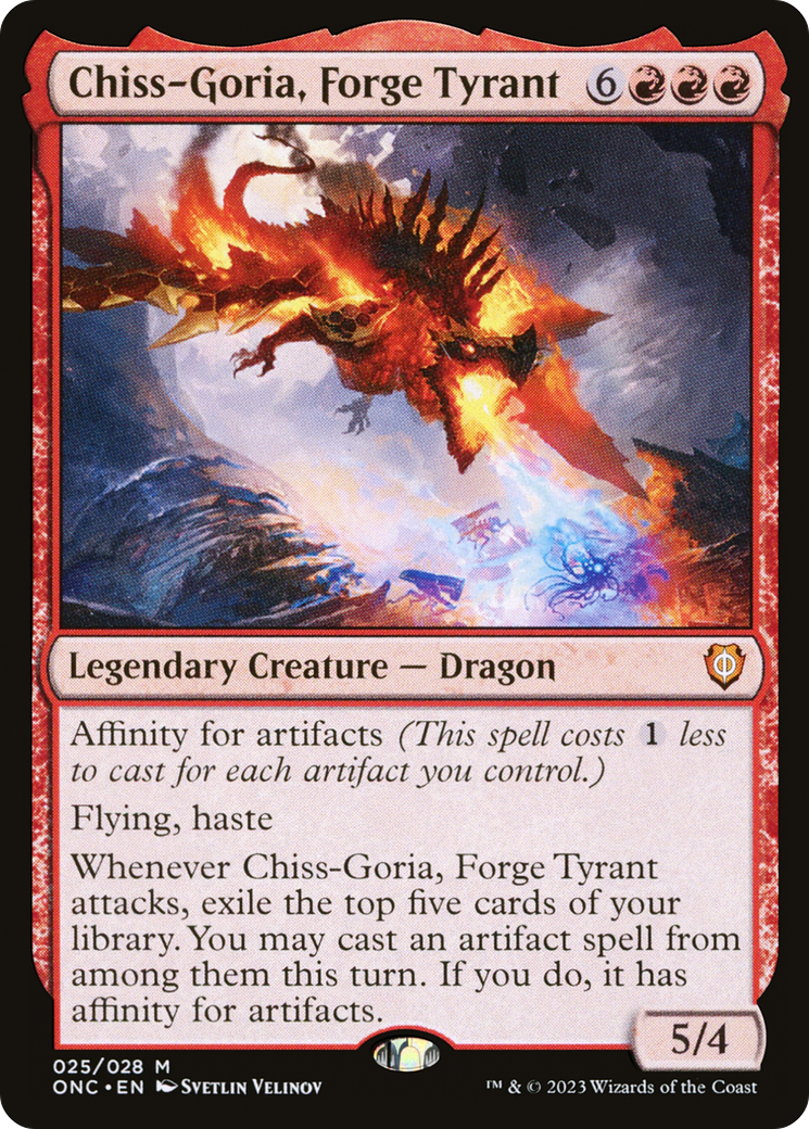 Chiss-Goria, Forge Tyrant (025) Foil - Phyrexia: All Will Be One Commander