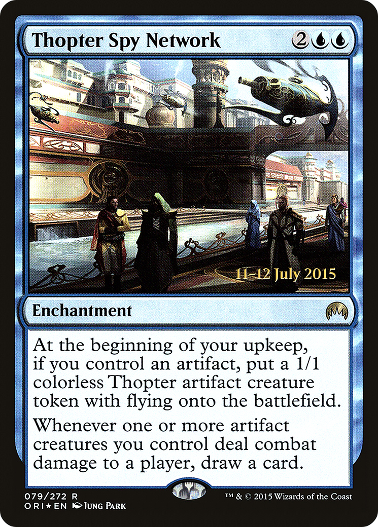Thopter Spy Network (79s) Foil - Magic Origins Promos