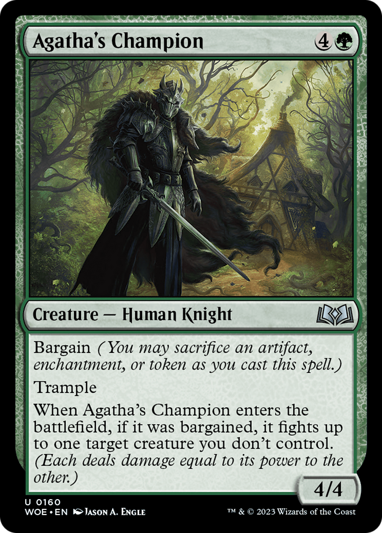 Agatha's Champion (160) Foil - Wilds of Eldraine