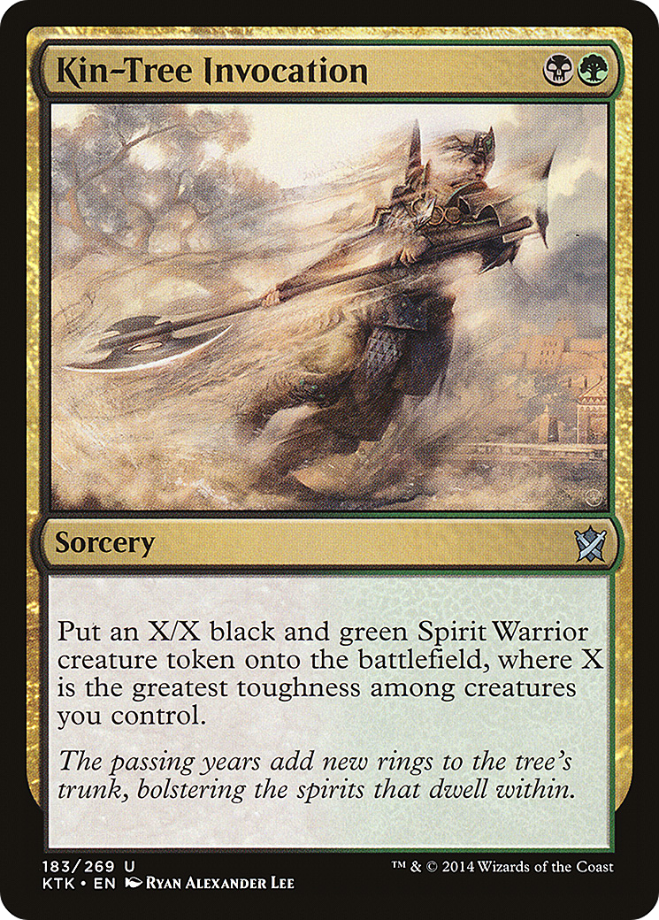 Kin-Tree Invocation (183) - Khans of Tarkir