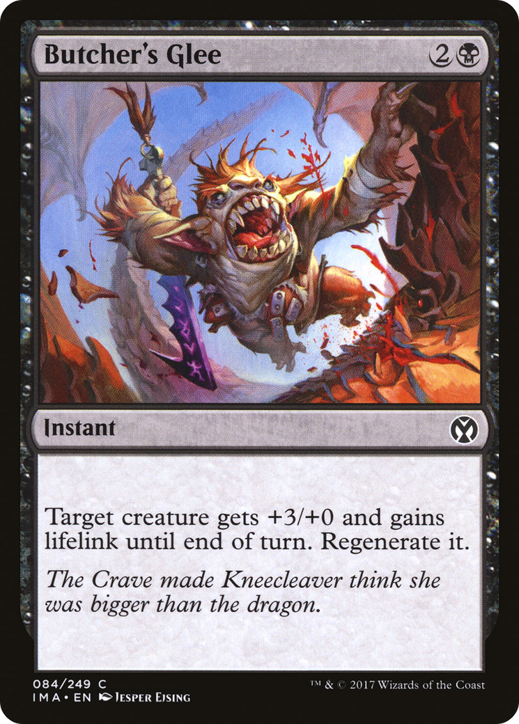 Butcher's Glee (084) Foil - Iconic Masters