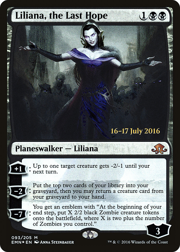 Liliana, the Last Hope (093) Foil - Eldritch Moon Promos