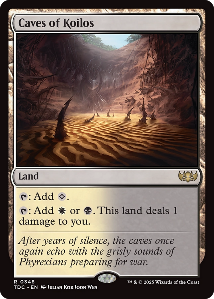 Caves of Koilos (348) - Commander: Tarkir: Dragonstorm
