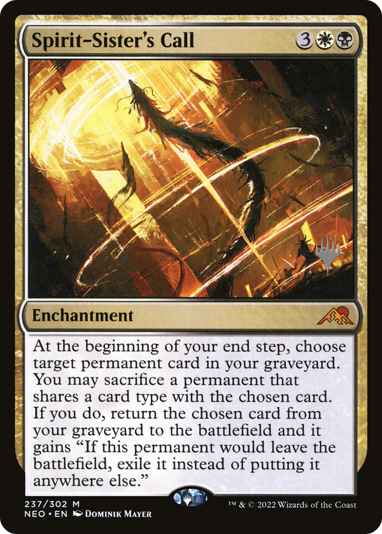 Spirit-Sister's Call (237) Foil - Kamigawa: Neon Dynasty Promos