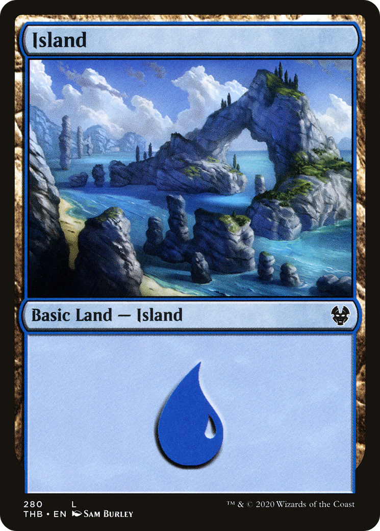 Island (280) Foil - Theros Beyond Death