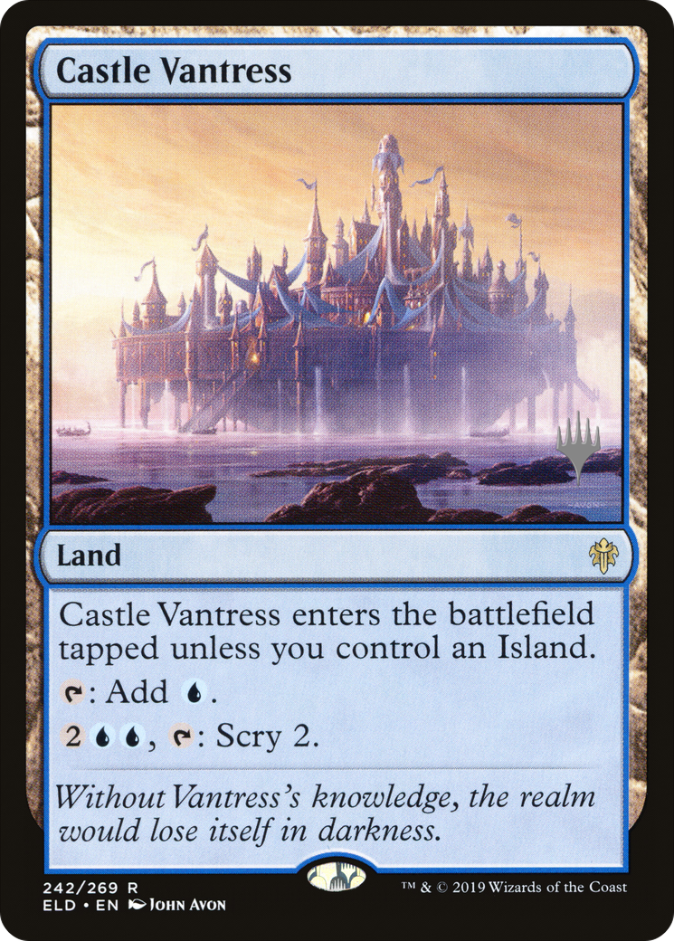 Castle Vantress (242p) Foil - Throne of Eldraine Promos