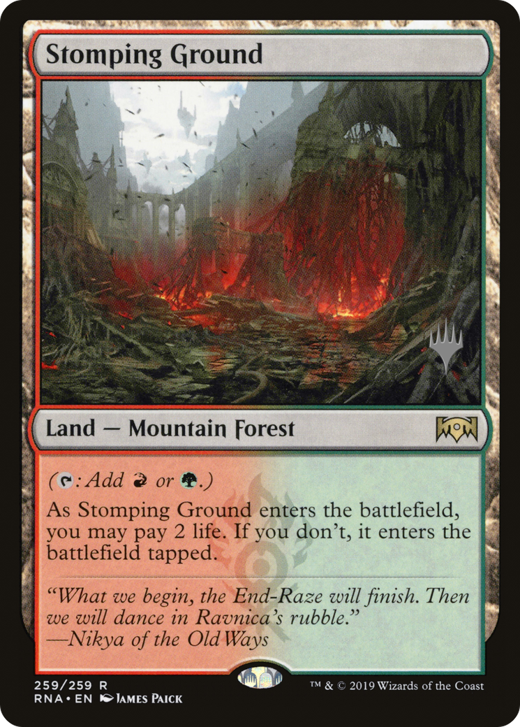 Stomping Ground (259) Foil - Ravnica Allegiance Promos
