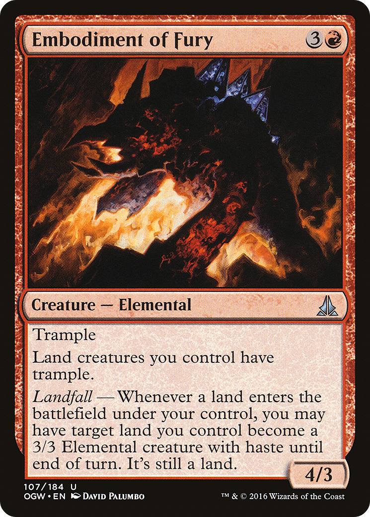 Embodiment of Fury (107) - Oath of the Gatewatch