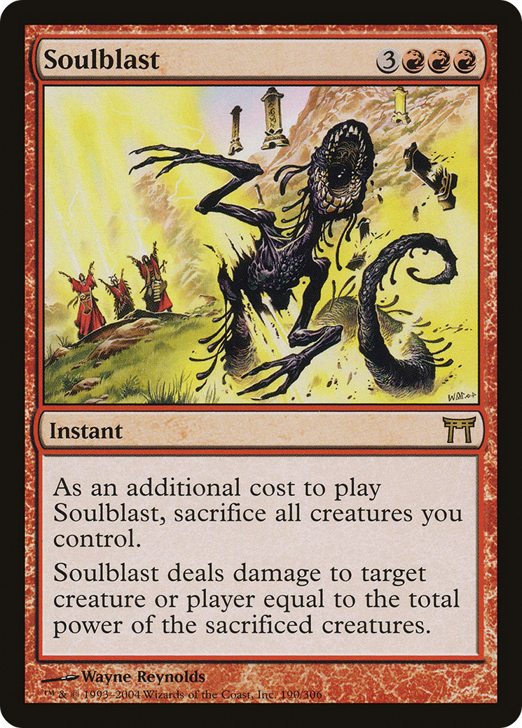 Soulblast (190) Foil - Champions of Kamigawa