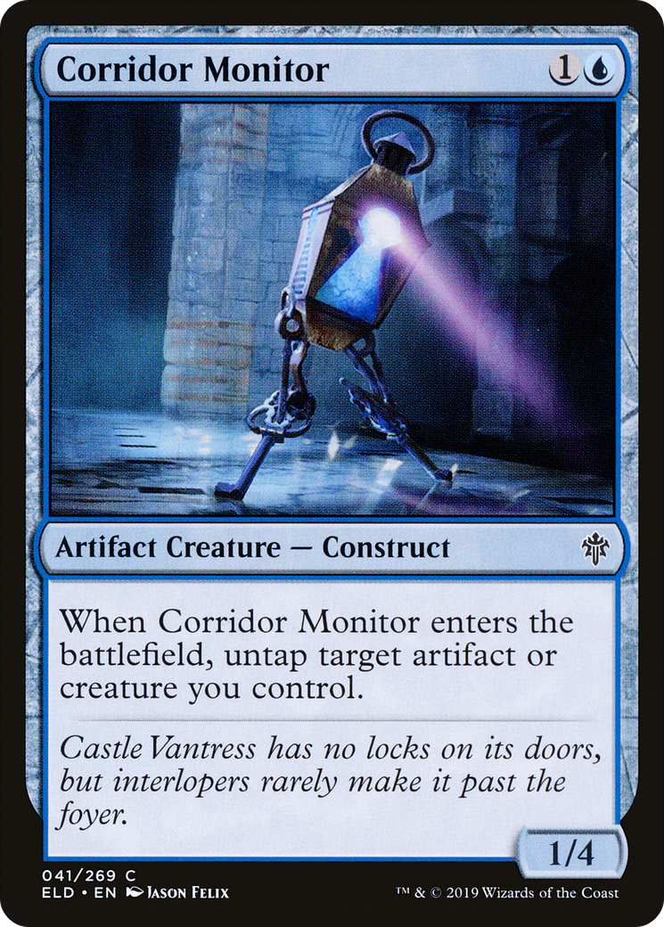 Corridor Monitor (041) Foil - Throne of Eldraine