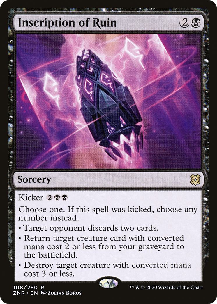 Inscription of Ruin (108) - Zendikar Rising