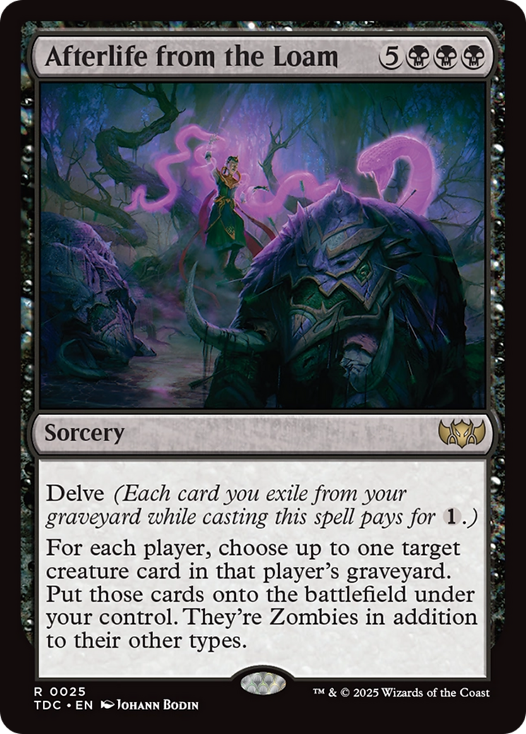 Afterlife from the Loam (025) - Commander: Tarkir: Dragonstorm