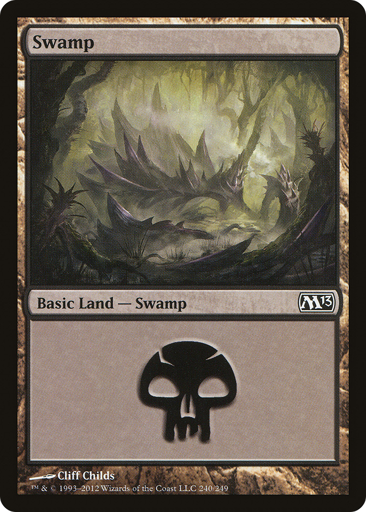 Swamp (240) Foil - Magic 2013