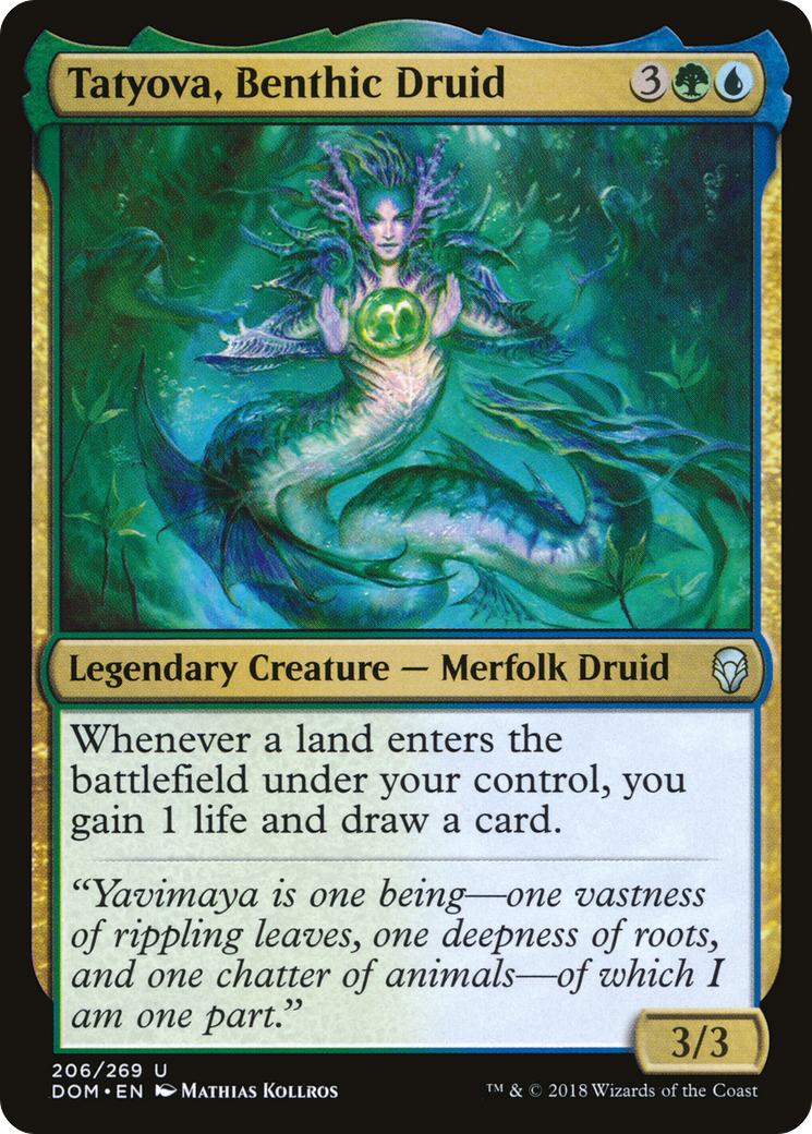 Tatyova, Benthic Druid (206) - Dominaria
