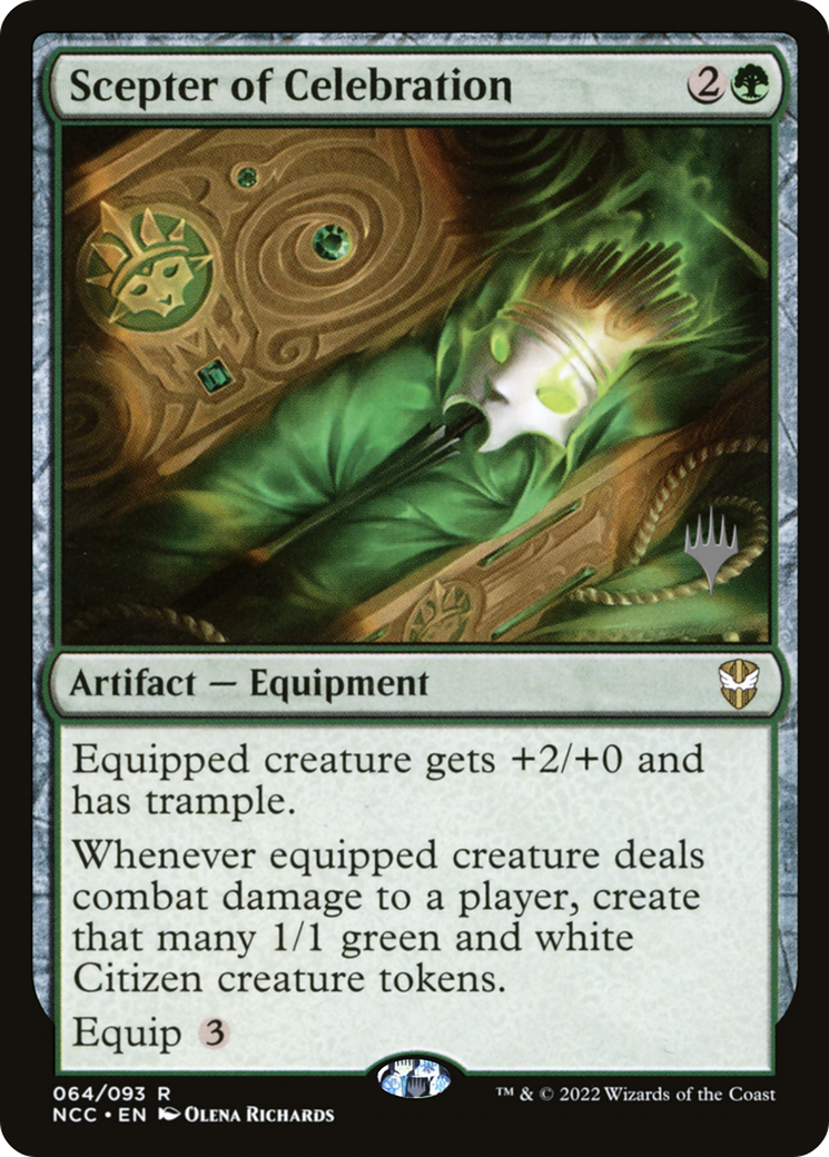 Scepter of Celebration (064) Foil - New Capenna Commander Promos