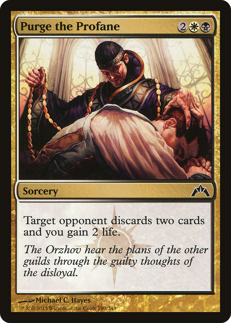 Purge the Profane (190) Foil - Gatecrash