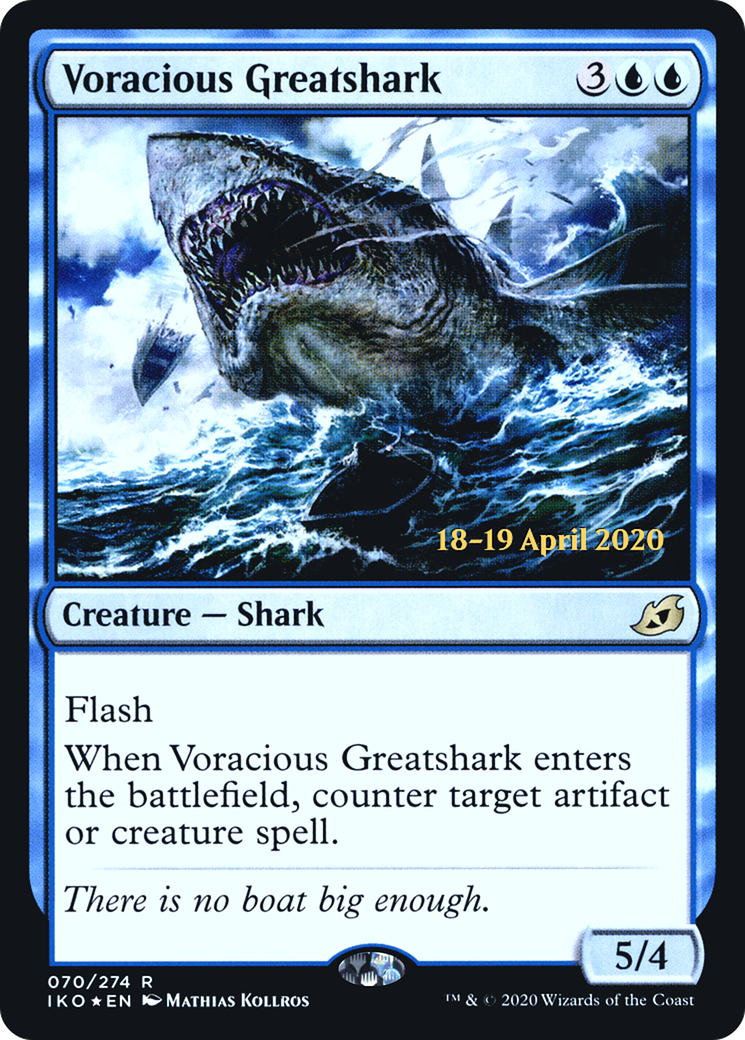 Voracious Greatshark (070) Foil - Ikoria: Lair of Behemoths Promos
