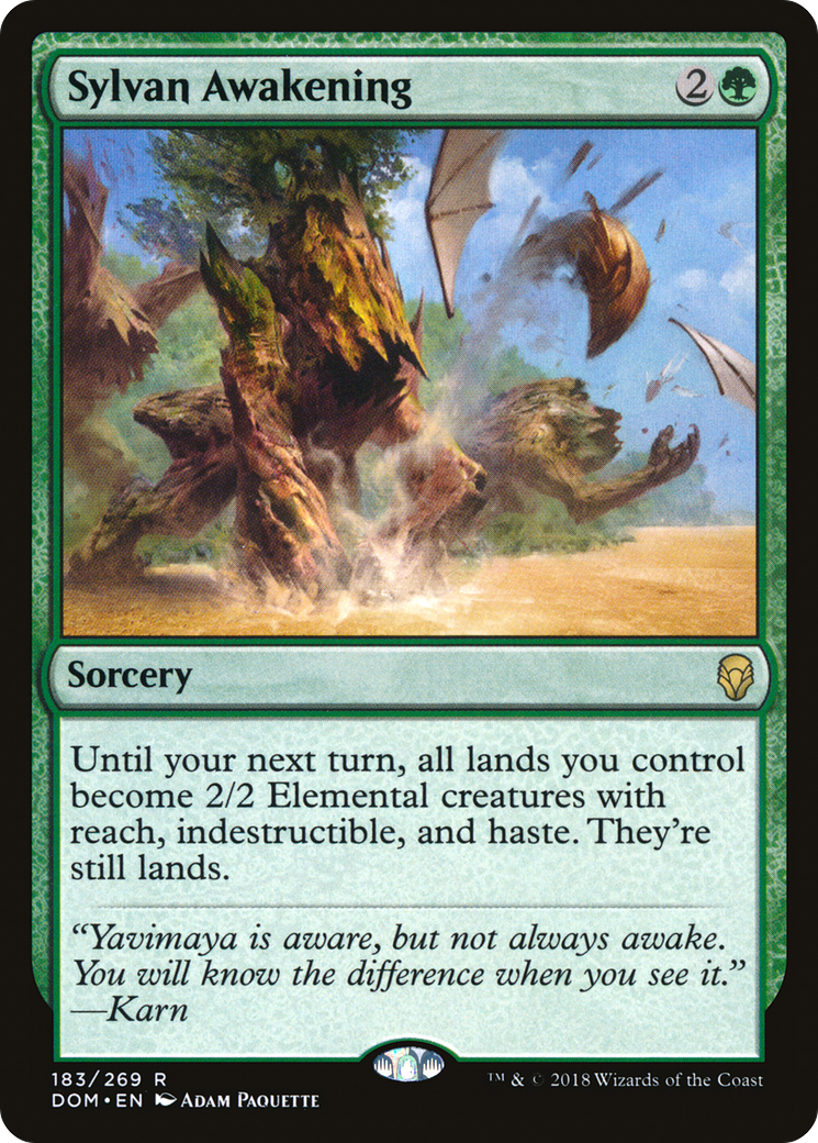 Sylvan Awakening (183) Foil - Dominaria