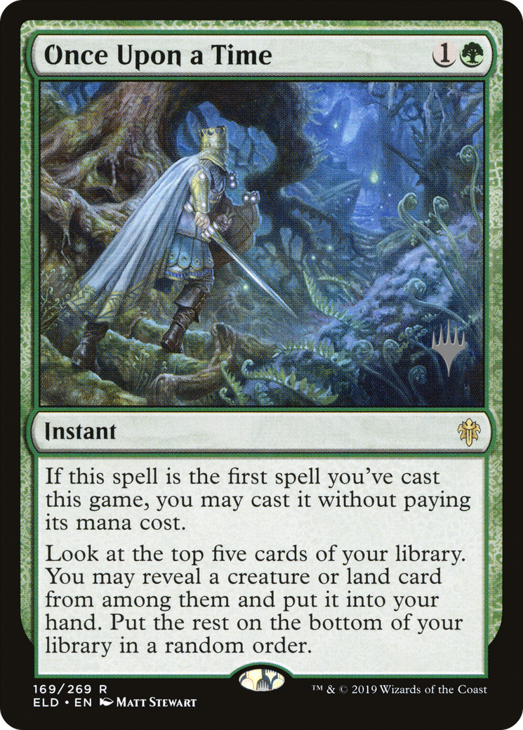 Once Upon a Time (169) Foil - Throne of Eldraine Promos