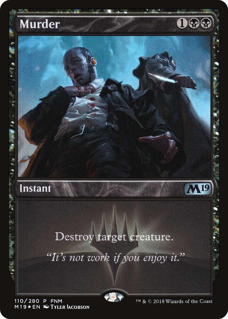 Murder (110) Foil - Core Set 2019 Promos