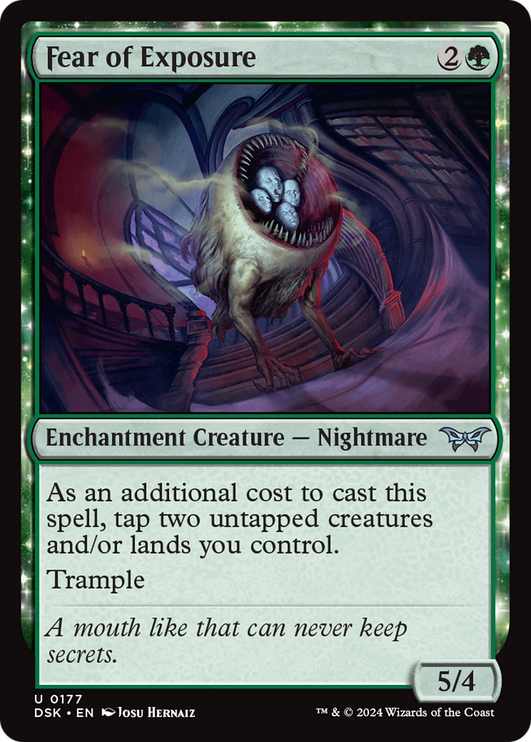 Fear of Exposure: (enchantment) (177)