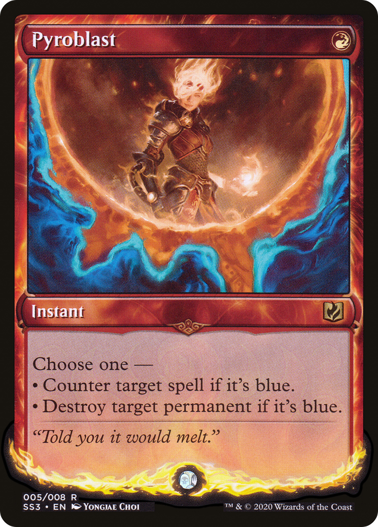 Pyroblast (005) Foil - Signature Spellbook: Chandra