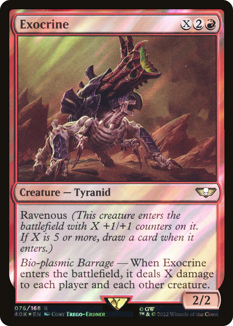 Exocrine (076) Surge Foil - Warhammer 40,000 Commander