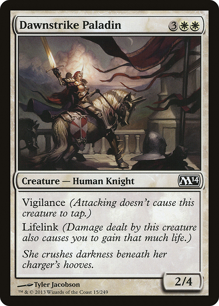 Dawnstrike Paladin (015) Foil - Magic 2014
