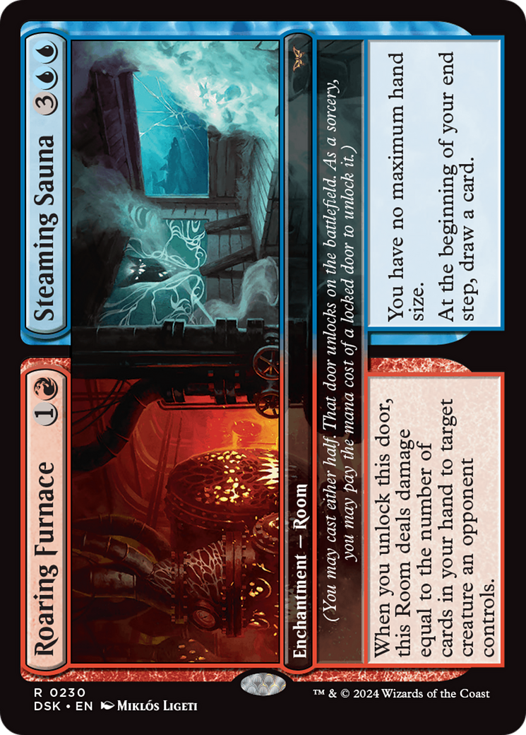Roaring Furnace // Steaming Sauna (230) - Duskmourn: House of Horror