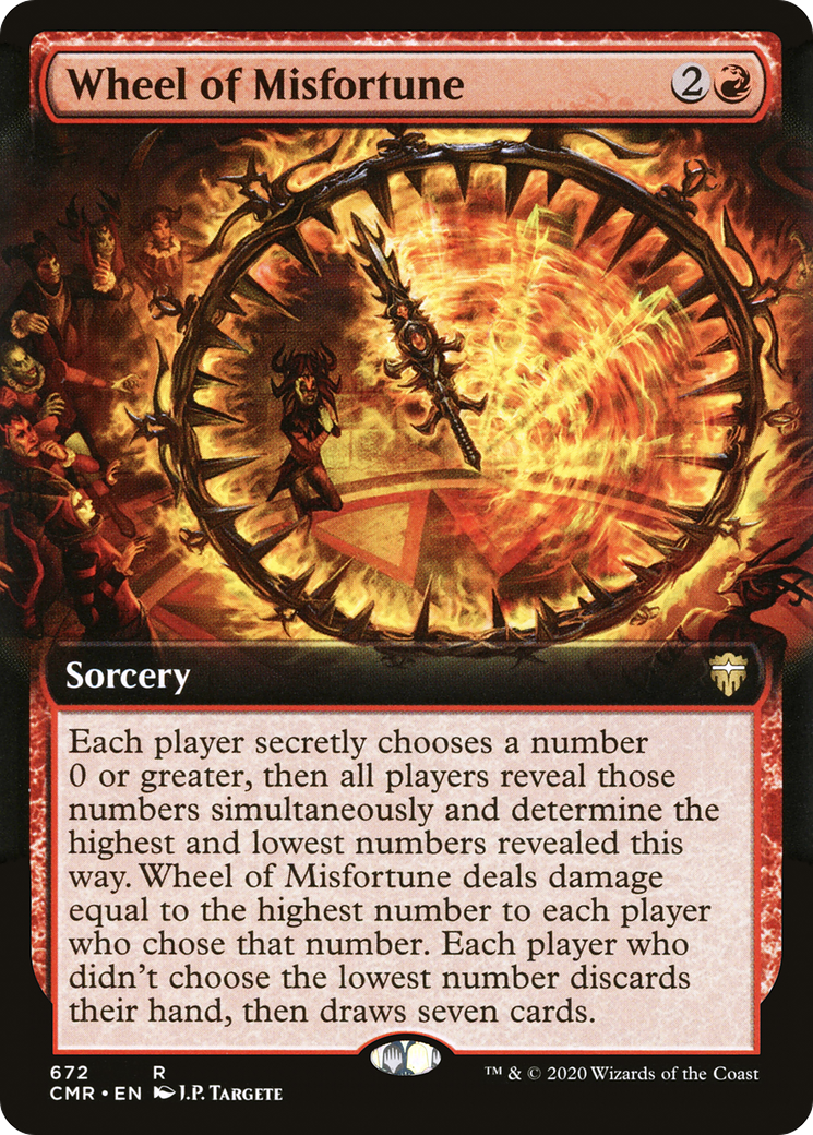Wheel of Misfortune (Extended Art) (672) Foil - Commander Legends