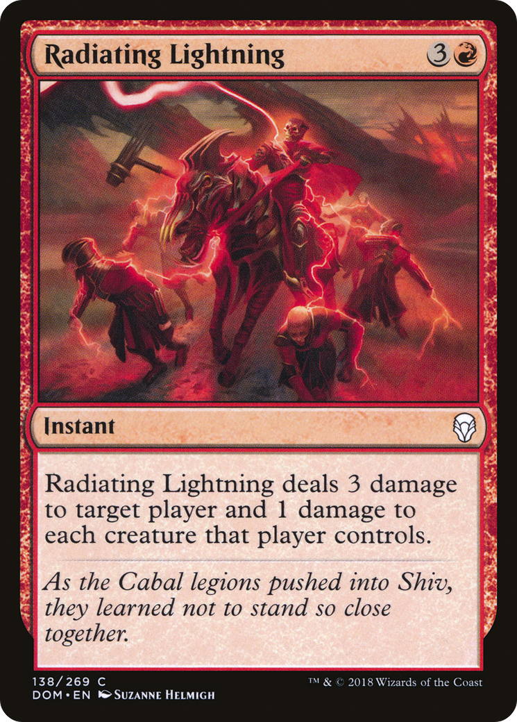 Radiating Lightning (138) Foil - Dominaria